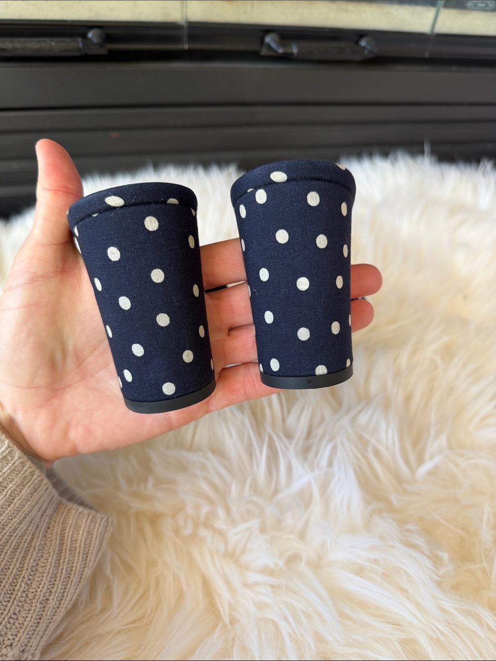 Saint Laurent 39 Bianca Knot Mules Yves Saint Laurent YSL polka dot sandals heel - Picture 6 of 12